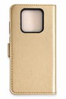 Newface Tecno Camon 16 Prime Trend S Plus Kapaklı Kılıf - Gold