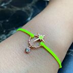 Gümüş Neon Bileklik (Kuzey Yıldızı Bileklik)