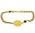 Pullu Zincirli Gözlü Çeyrek Altın