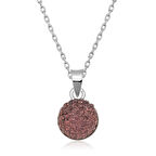 BlackCraft 925 Ayar Gümüş Kristal Taşlı Kadın Gümüş Kolye (BC-985E1F)