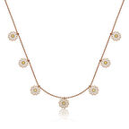 BlackCraft 925 Ayar Gümüş Papatya Şans Kadın Gümüş Kolye (BC-C51BC3)