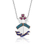 BlackCraft 925 Ayar Gümüş Titanik Kadın Gümüş Kolye (BC-D305B0)