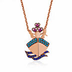 BlackCraft 925 Ayar Gümüş Titanik Kadın Gümüş Kolye (BC-6F56FC)