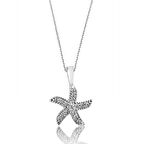 BlackCraft 925 Ayar Gümüş Deniz Yıldızı Kadın Gümüş Kolye (BC-AF8DFE)