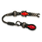 BlackCraft ​1000 Ayar Gümüş Zirkon Taşlı Kazaz Püsküllü (BC-7B8033)