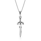 BlackCraft 925 Ayar Gümüş Kılıç Erkek Gümüş Kolye (BC-78F904)