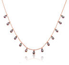 BlackCraft 925 Ayar Gümüş Mistik Topaz Şans Kolyesi (BC-AD7298)