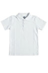 Kız Erkek Çocuk Unisex Polo Yaka  Beyaz  t-shirt , Okul Tişörtü