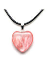Uçuk Pembe Kalp Kolye