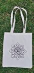 Mandala Geometrik Bez Çanta