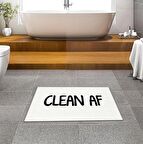 Evaşk Banyo Paspası İpeksi Kadifemsi Halı Yüzey Kaymaz Taban