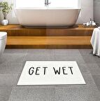 Evaşk Banyo Paspası İpeksi Kadifemsi Halı Yüzey Kaymaz Taban