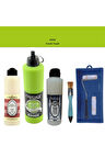 Banyo Mutfak Boyası-Cadence Multi H-046 Fıstık Yeşil 500Ml Pya250Ml Taş Vernik Par 250Ml Saten Rulo