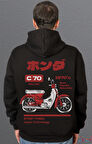 Bumeta KORE C70 1970 Most Popular Motorbike Motorsiklet Sweatshirt Unisex Kapüşonlu Hoodie