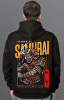 Bumeta Shadow of Samurai Samuray Sweatshirt Unisex Kapüşonlu Hoodie