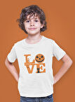 Bumeta Halloween Love Cadılar Bayramı Çocuk Tişört T-shirt