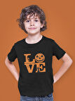Bumeta Halloween Love Cadılar Bayramı Çocuk Tişört T-shirt