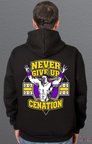 Bumeta John Cena Never Give Up Motivasyon Sweetshirt Unisex Kapüşonlu Hoodie