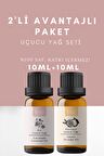 2li Avantajlı Set Portakal & Itır  Saf Aromaterapi Uçucu Yağı  (10 ml + 10 ml)