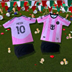 Inter Miami Çoraplı Lionel Messi Yeni Sezon Forması Şortlu Çocuk