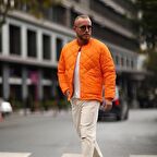 Dik Yaka Bomber Kapitone Erkek Mont