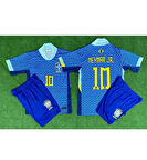 Neymar Lacivert 2024/25 Brezilya Çocuk Forma takımı