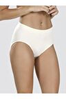 Kadın Beyaz Dikişsiz Esnek Slip Külot