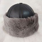 Taş Kahve Klasik Deri Börk