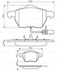 Bosch 0986495241 Ön Fren Balatası Takım Passat A6 1.8T 2.4 2.8 1.9TDI 4B0698151AB