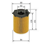 Bosch 1457429307 Yağ Filtresi 276Dt Dıscovery 3 04>09 Dıscovery 4 09>18 Range Rover Sport I 05>13 Jaguar Xj X350×358 05>09 Xf I X250 08>15 S-Type II X200 04>06