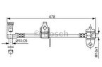 Bosch 1987481070 Fren Hortumu Sağ Ön 478mm 