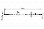 Bosch 1987482535 Fren Teli 1816mm 