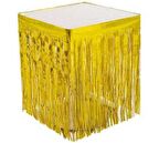 Altın Metalize Masa Kenarı Eteği