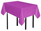 Düz Mor Doğum Günü Masa Örtüsü 137*183
