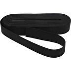 Siyah Yassı Don Lastiği 3 Cm 10 Metre