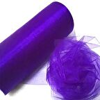 Mor Kristal Tül 1 Metre