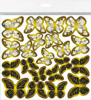 Benim Marifetlerim Siyah Kelebek Pasta Süsü 20 Adet