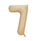 Benim Marifetlerim 7 Rakamı Karamel Folyo Balon 34 inch 86 cm