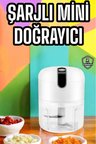 Eco Lounge Rondo Beyaz 250 ml 3 Bıçaklı Şarjlı Doğrayıcı
