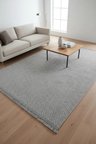 Enti Piana 1109 Gri Halı Kilim Kaymaz Taban Yıkanabilir Salon Mutfak Kesme Yolluk