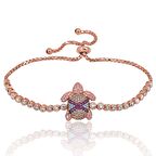 Gümüş Asansörlü Kaplumbağa Kadın Bileklik