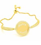 Gümüş Gold İsimli Kişiye Özel Taşlı Kadın Bileklik