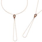 Gümüş Zültanit Taşlı Oval Şahmeran