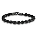 Gümüş Kazaziye Örgü Bileklik