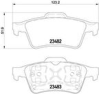  Focus Arka Fren Balatasi (2004-2011) 1.6 ZETEC, 1.4 L DURATEC, 1.6 TDCI DURATORG 7701207996