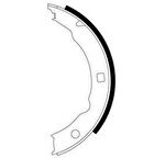 Peugeot 406 Arka Fren Balatasi (1995-2005) 2.0, 2.0 HDI 4241J2