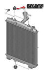 Peugeot 107 Radyator Lastik (2012-2015) 1.0 1312A7