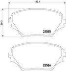 Toyota Rav4 Ön Fren Balata (2000-2004) 2.0 0446542130