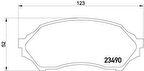 Mazda 323 Ön Fren Balata (1998-2003) 1.6, 1.5, 1.8 BJYM3328Z