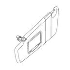 Toyota Corolla Güneşlik (1998-2002) 1.6, 1.3, 1.4 743201E020B1